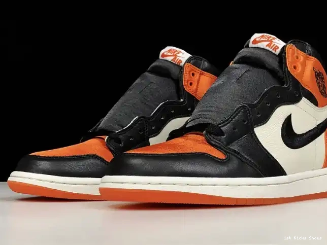 1st Kicks Shoes Air Satin Backboard Womens 1 Jordan Retro Shattered AV3725-010 0520